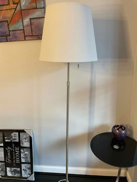 Photo of free IKEA brushed steel lamp (Gartcosh G69) #1