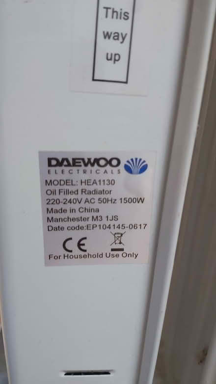 Photo of free Oil Filled Electric heater working (Dallow LU1) #3