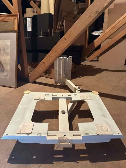 Photo of free Wall mounted Printer stand + swing arm WHITE collect ENSTONE (Neat Enstone OX7) #2