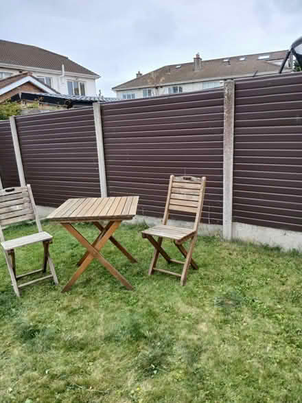 Photo of free Small patio table and chairs (Artane, Killester Dublin 5) #2