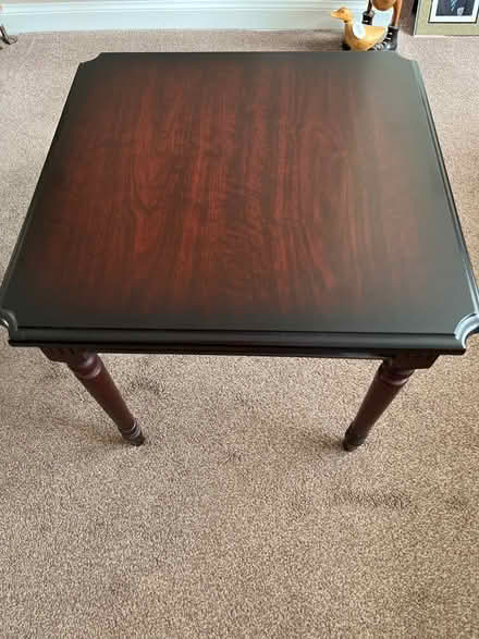Photo of free occasional table Size 1ft 8 x 1ft 8 (Oxton CH43) #1