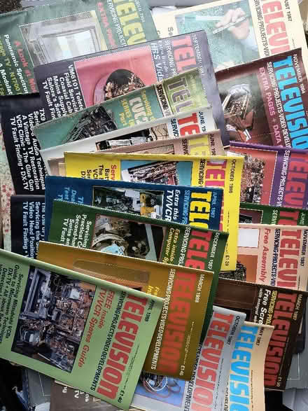 Photo of free Television Servicing Magazines 1980s (Chorley SK9) #1