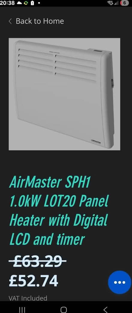 Photo of free Airmaster electric heater (E15 1HB) #4