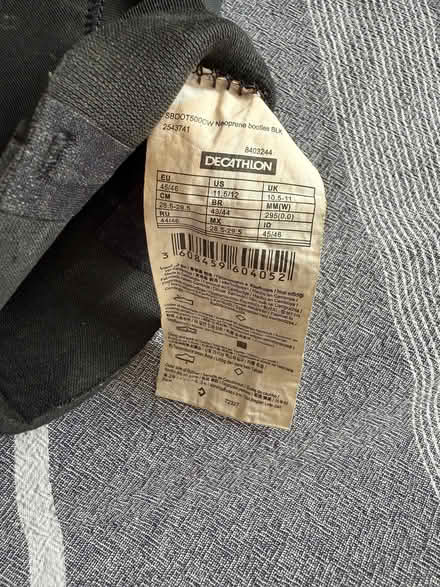 Photo of free Neoprene boots size 45/46 10.5/11 (Rotherhithe SE16) #2
