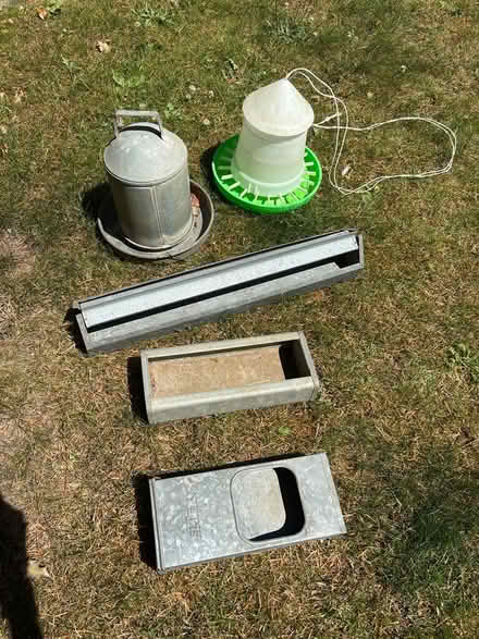 Photo of free Chicken feeders and pet carriers (Frensham) #4