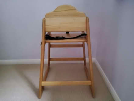 Photo of free Wooden High Chair (GU51) #2