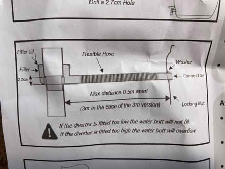 Photo of free Water butt filler kit. (Westbury on Trym BS9) #3