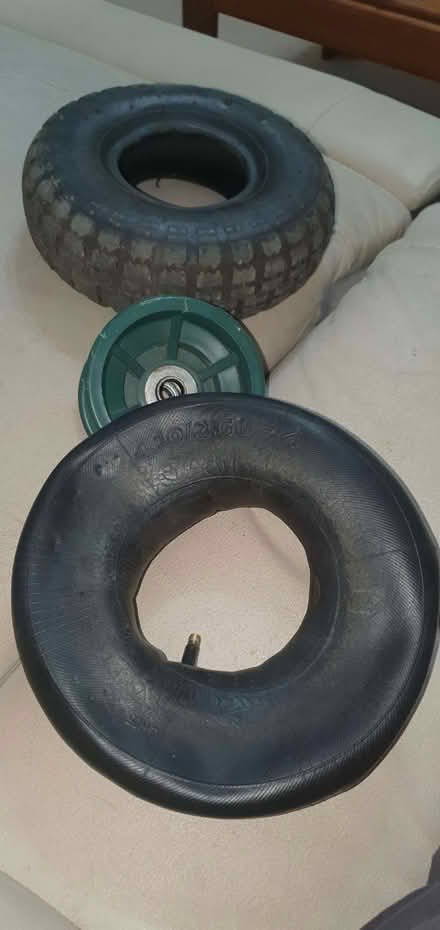 Photo of INNER TUBE for a Sack Barrow or Garden Trolley 4.10/3.50-4 (Walpole St Andrew PE14) #1