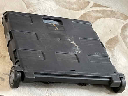 Photo of free Foldable plastic crate on wheels (Chalk Farm NW1) #1