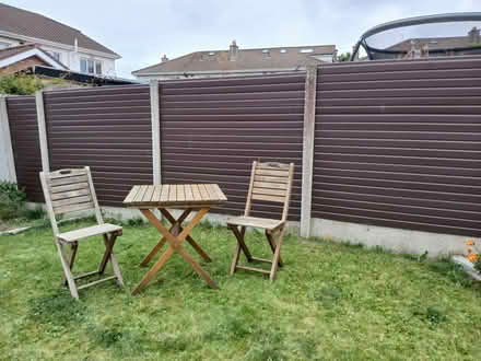 Photo of free Small patio table and chairs (Artane, Killester Dublin 5) #1