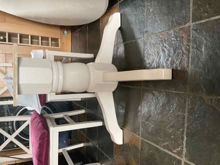 Photo of free Round table 110 cm cream coloured (Gargunnock FK8) #2