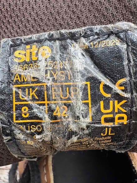 Photo of free Steel toe capped safety boots (Scarborough YO12) #2