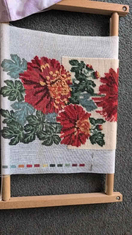Photo of free Tapestry frame with partial tapestry (Ampthill MK45) #1