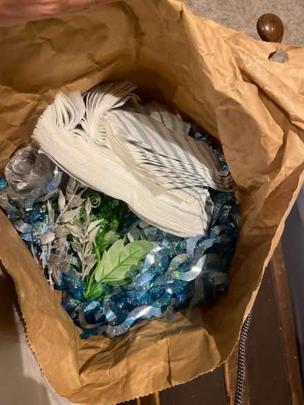 Photo of free Blue and silver party decs (Chorlton M21) #1