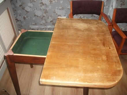 Photo of free Extending Dining Table and 2 Chairs (Crewe) #2