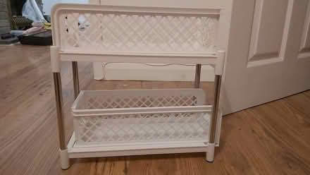 Photo of free Two tier plastic organiser (Dallow LU1) #1