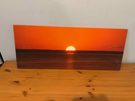 Photo of free Sunset canvas picture (Cramlington NE23) #1