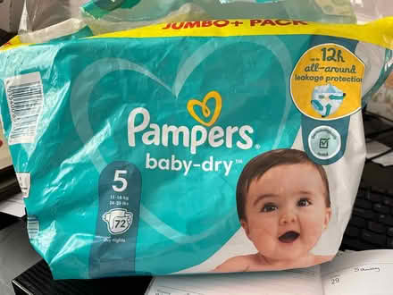 Photo of free 7 Pampers Nappies size5 (Tattenhall CH3) #1