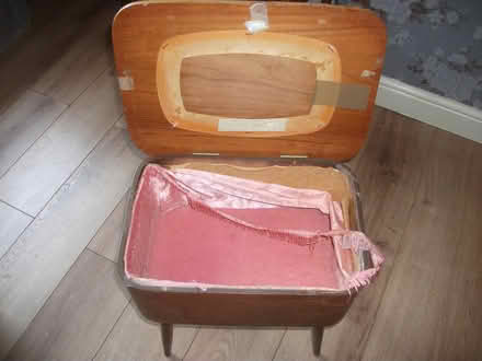 Photo of free Old Wooden Sewing Box (Crewe) #2