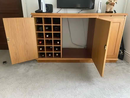 Photo of free Light Oak Drinks cabinet (Exeter ex4) #1