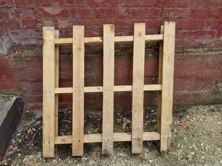 Photo of free Wood Pallet 90cm x 90cm Wooden (Dallow LU1) #1