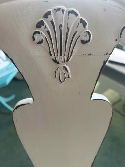 Photo of free White wood chair (CT20) #4