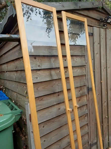 Photo of free 2 IKEA Billy full height glass doors (Wildridings RG12) #1