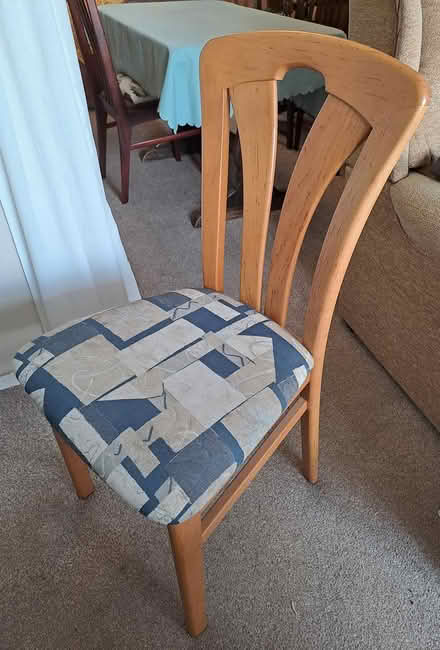 Photo of free 6 dining chairs (Maldon CM9 6) #2