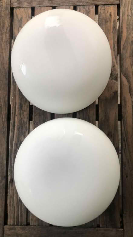 Photo of free Glass domed ceiling lamp shades x2 (Marton) #1