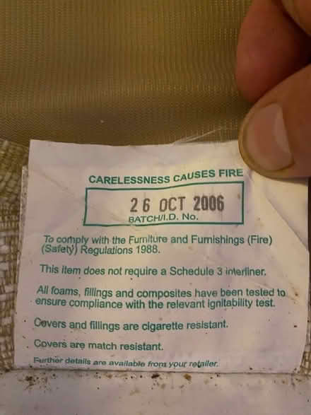 Photo of free Two seater sofa (Alderley Edge SK9) #4