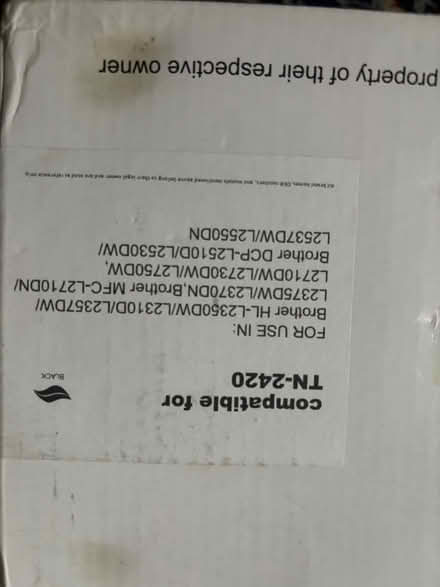 Photo of free Laser Toner - 2 pack (Millbank SW1P) #2