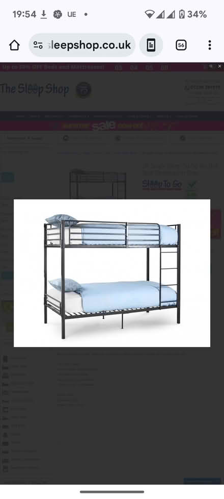 Photo of free Bunk bed frame only (KT15) #1