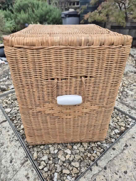 Photo of free Wicker storage basket (Burwell OX28) #3