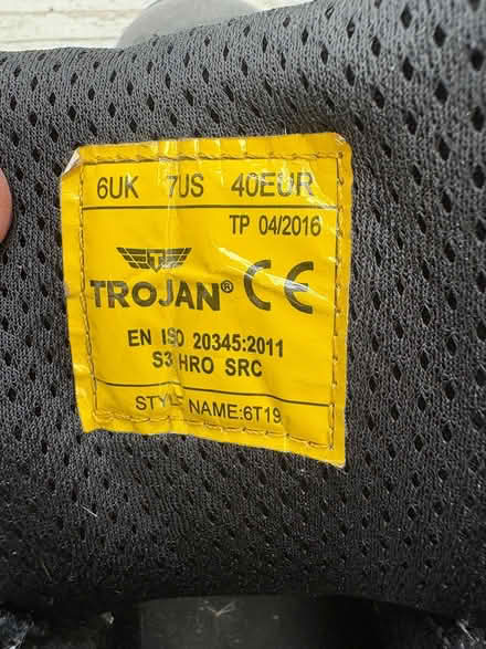 Photo of free Steel toe capped safety boots black (Scarborough YO12) #2