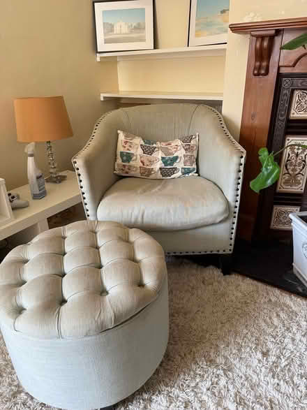 Photo of free Chair + ottoman (TW7) #2