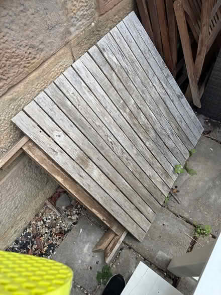 Photo of free Outdoor Wood table (Standen park house) #1