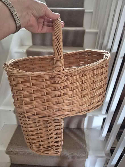 Photo of free Wicker stair basket (Burwell OX28) #1