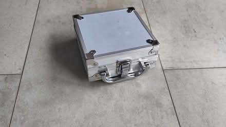 Photo of free Small metal-looking mini suitcase (Cubbington CV32) #1