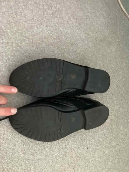 Photo of free Black patent lace up shoes (Beaconside ST16) #3