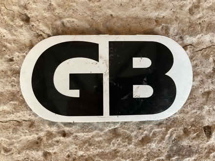 Photo of free GB magnetic car sticker (small) (Shap CA10) #1