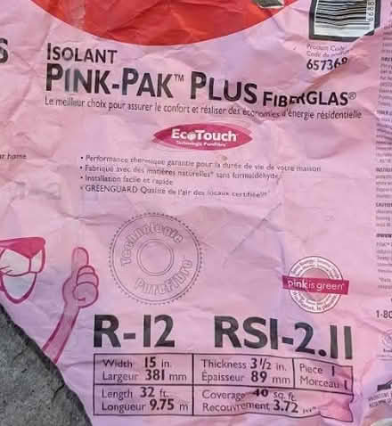 Photo of free pink insulation (Walkley/Riverside) #2