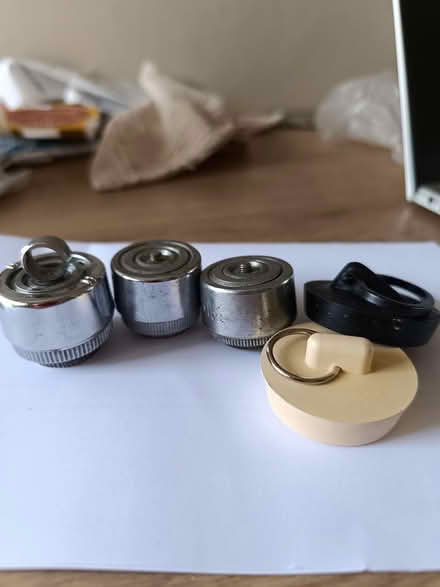 Photo of free Pressure cooker weights &sink plugs (North Dublin Fairview/Clontarf) #1