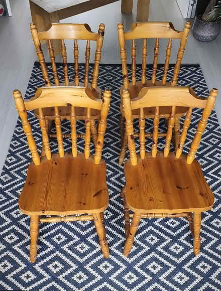 Photo of free Wooden dining chairs (Lawns SN3) #1