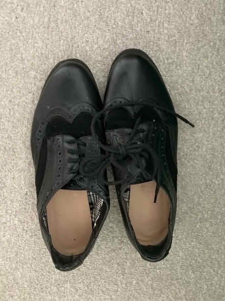 Photo of free Black patent lace up shoes (Beaconside ST16) #2