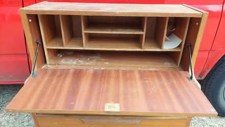 Photo of free Mid century writing desk by CWS (Hertford Heath SG13) #4