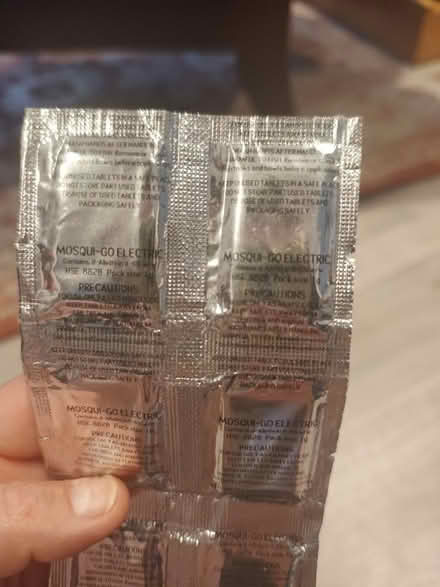Photo of free Mosquito tablets (Beckton E6) #2