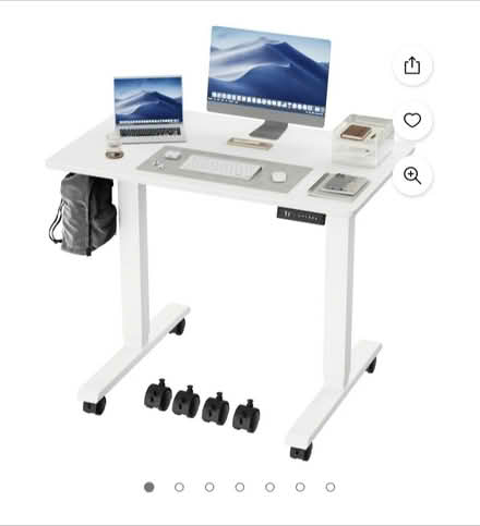 Photo of Standing Desk with Wheels (Santa Fe) #1