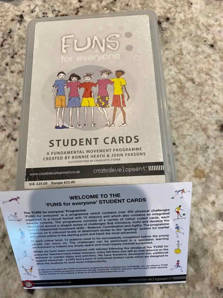 Photo of free FUNS Primary School PE Cards (Uffculme EX15) #1