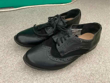 Photo of free Black patent lace up shoes (Beaconside ST16) #1