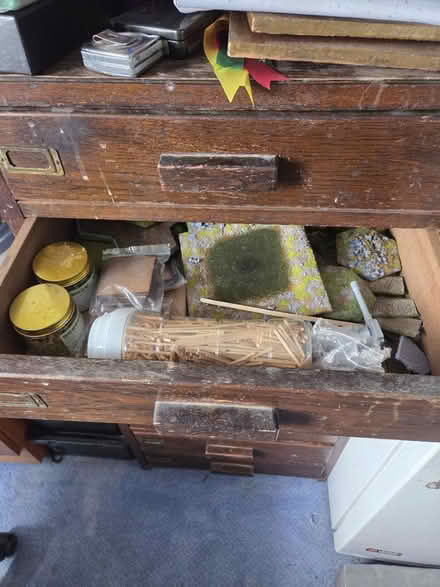 Photo of free Old wooden filing cabinet (Bexhill-On-Sea) #2